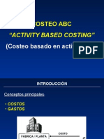 Costos ABC Costeo Basado en Actividades