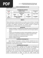 Plano de Ensino TCIC I