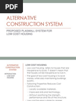 Alternative Construction System