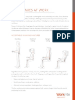 Ergonomics at Work: Reference Postures