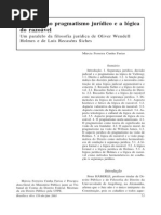 Farias_2003_A Norma No Pragmatismo Jurídico e a Lógica Do Razoável Um Paralelo Da Filosofia Jurídica de Oliver Wendell Holmes e de Luis