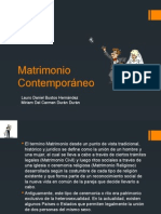 Matrimonio contemporáneo: tipos y características