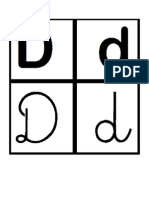 Letras M-L-P D-S Manuscrita-Imprenta Mayusculas y