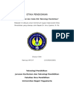 Download Etika Profesi dan Kode Etik Teknologi Pendidikan by Fahrizqi Afif SN269303835 doc pdf