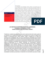 Camilloni-Los Obstáculos Epistemològicos en La Enseñanza