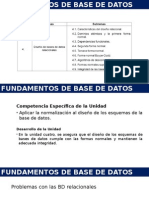 Fundamentos de BD-U4 Diseño de Bd Relacional