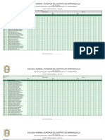 Planillas Asistencia