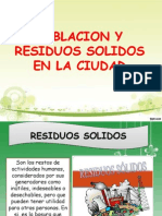 Poblacion Y Residuos Solidos en La Ciudad