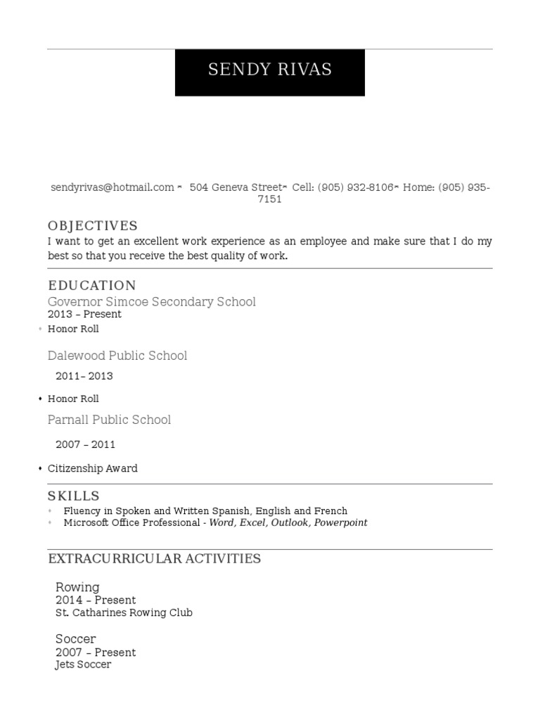 Sendys Resume | PDF