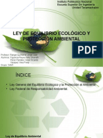 Ley General Del Equilibrio Ecologico y Proteccion Ambiental