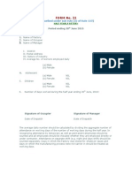 Factory Act Return PDF Download Form 22