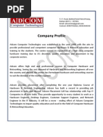 Adcom Profile