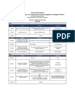 Agenda Curso Modulo I ESA