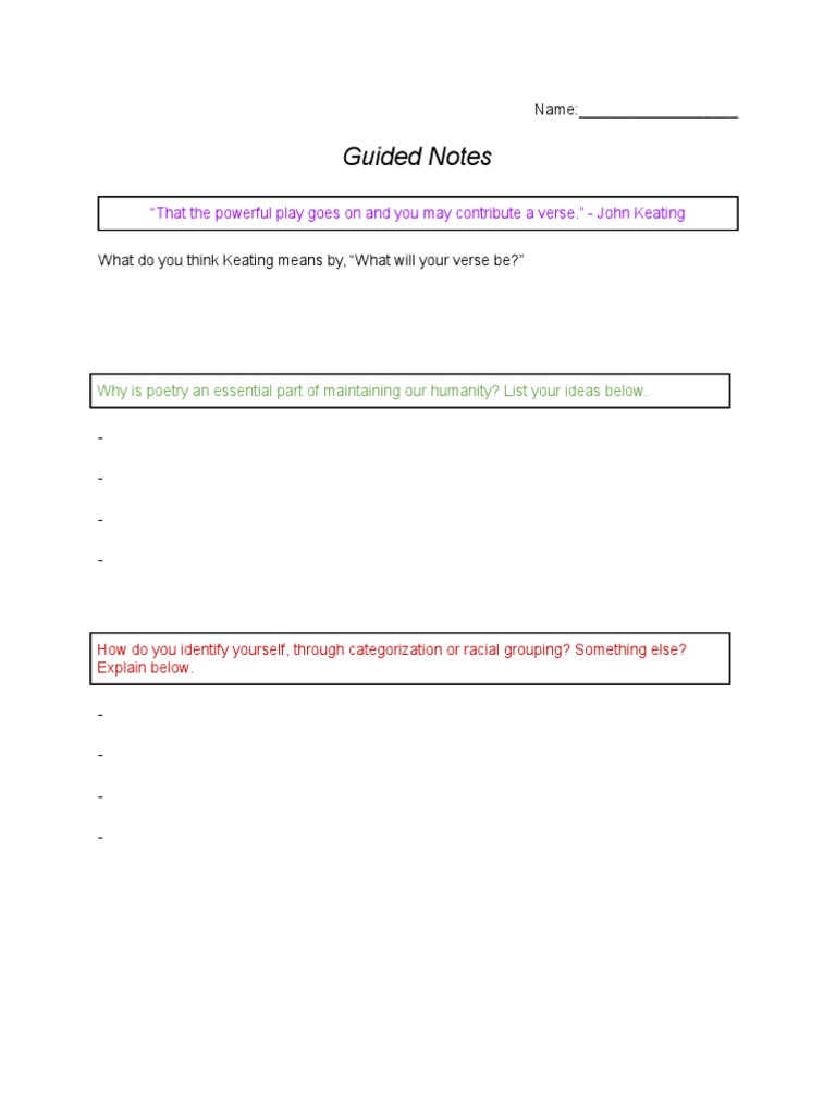 Guidednotes | PDF | Cognition | Epistemology
