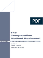 Mark Durie, Malcolm Ross The Comparative Method Reviewed - Regularity and Irregularity in Language Change