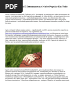 Not?cias Esportes ? Extremamente Muito Popular Em Todo O Mundo