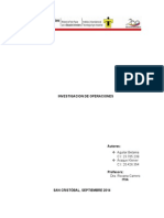 Investigacion de Operaciones