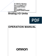 Analog IO Units Operation Manual W345-06