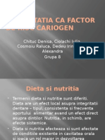 Alimentatia CA Factor de Risc Cariogen2