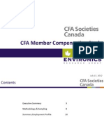 2012 CFA Compensation Survey Summary