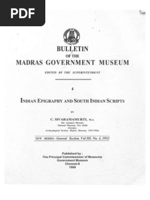 Bulletin Madras Gov Mus Pdf Epigraphy Ashoka