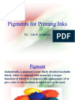 Pigments For Printing Inks