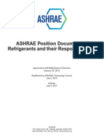 Refrigerants and Their Responsible Use Position Document 2014 PDF