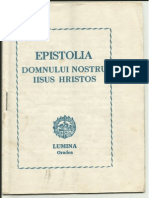 Epistolia Domnului Nostru Iisus Hristos - Editura LUMINA Oradea