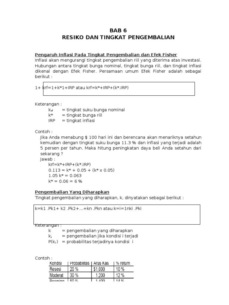 Manajemen Keuangan Resume Bab 610