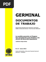 Los Pueblos Guaranies en Paraguay - Ignacio Gonzalez Bozzolasco - N 13 Junio 2012 - Portalguarani