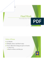 Final Week PDF