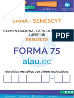 Forma Alauec Examen SENESCYT Resuelto