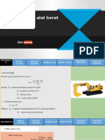 Perhitungan Alat Berat Pekerjaan Jalan Tol Pekanbaru-Dumai