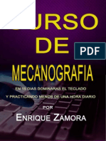 Curso de Mecanografia en 15 Dias