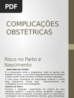 COMPLICAÇÕES OBSTÉTRICAS