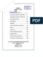 Manual de Reparacion para Transmision Automatica Modelo AXODE PDF