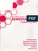 Remedial Law - San Beda 2011