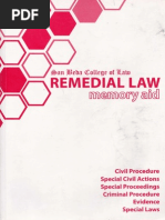 Remedial Law - San Beda 2011