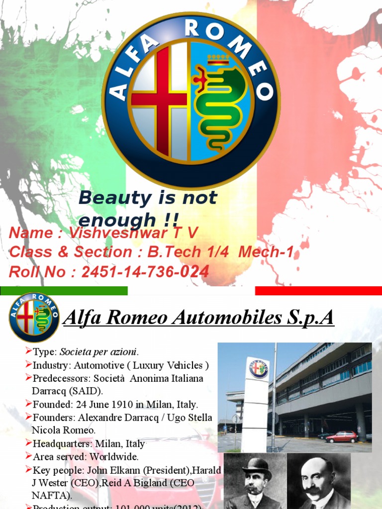 Alfa Romeo: A Legacy in Luxury Cars | PDF | Automobiles | Motor Vehicle