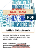 Definisi Dan Klasifikasi Skizofrenia