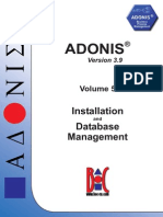 ADONIS 3.9 - Installation and Database Management