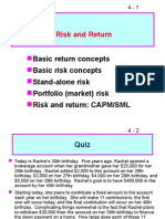 Risk and Return