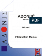 ADONIS381 - Introduction