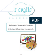 Psihologie Psihoterapie Psihiatrie1 PDF