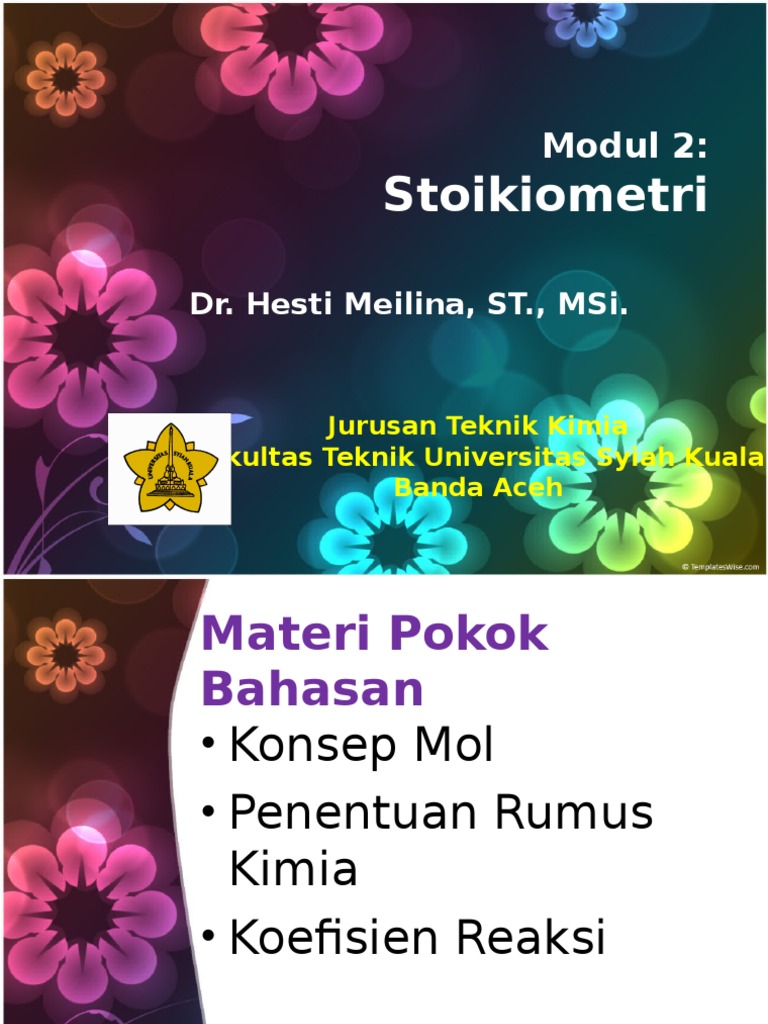 Stoikiometri dan Konsep Mol Kimia | PDF | Sains & Matematika