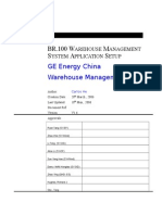 Oracle WMS Application Setup