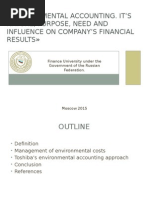 Environmental Accounting