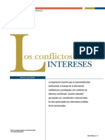 Conflictos de Intereses