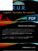 Registrul Urbanistilor Din Romania