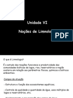 Noções de Limnologia